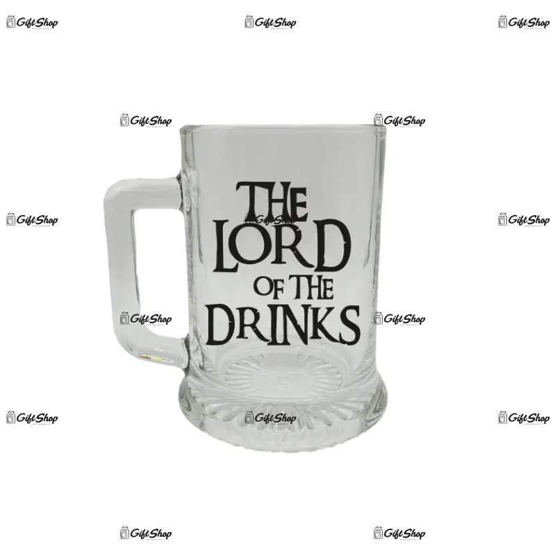 The lord of drinks, halba cu mesaj